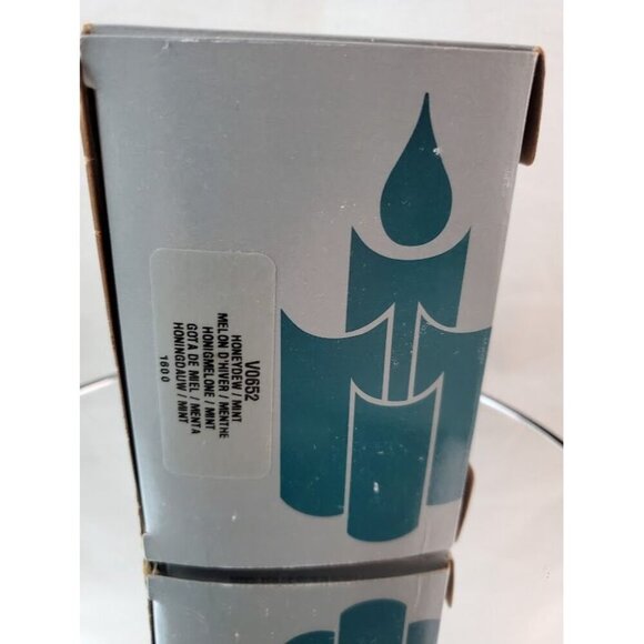 Vintage Partylite Votive Candles Honeydew Scent Mint Green 6-Pack V0652 - Picture 2 of 3